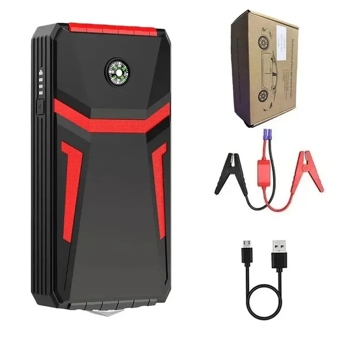 Portable 49800mAh Car Jump Starter - 6.0L Petrol & 4.0L Diesel Booster with Power Bank