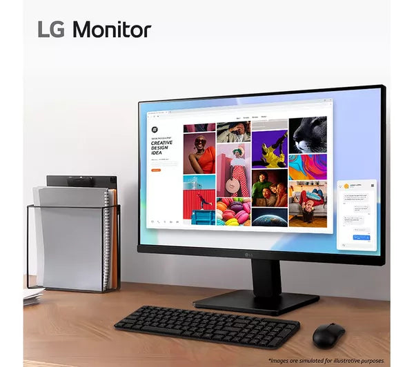 LG 24MR400 Full HD 24" IPS LCD Monitor - Black