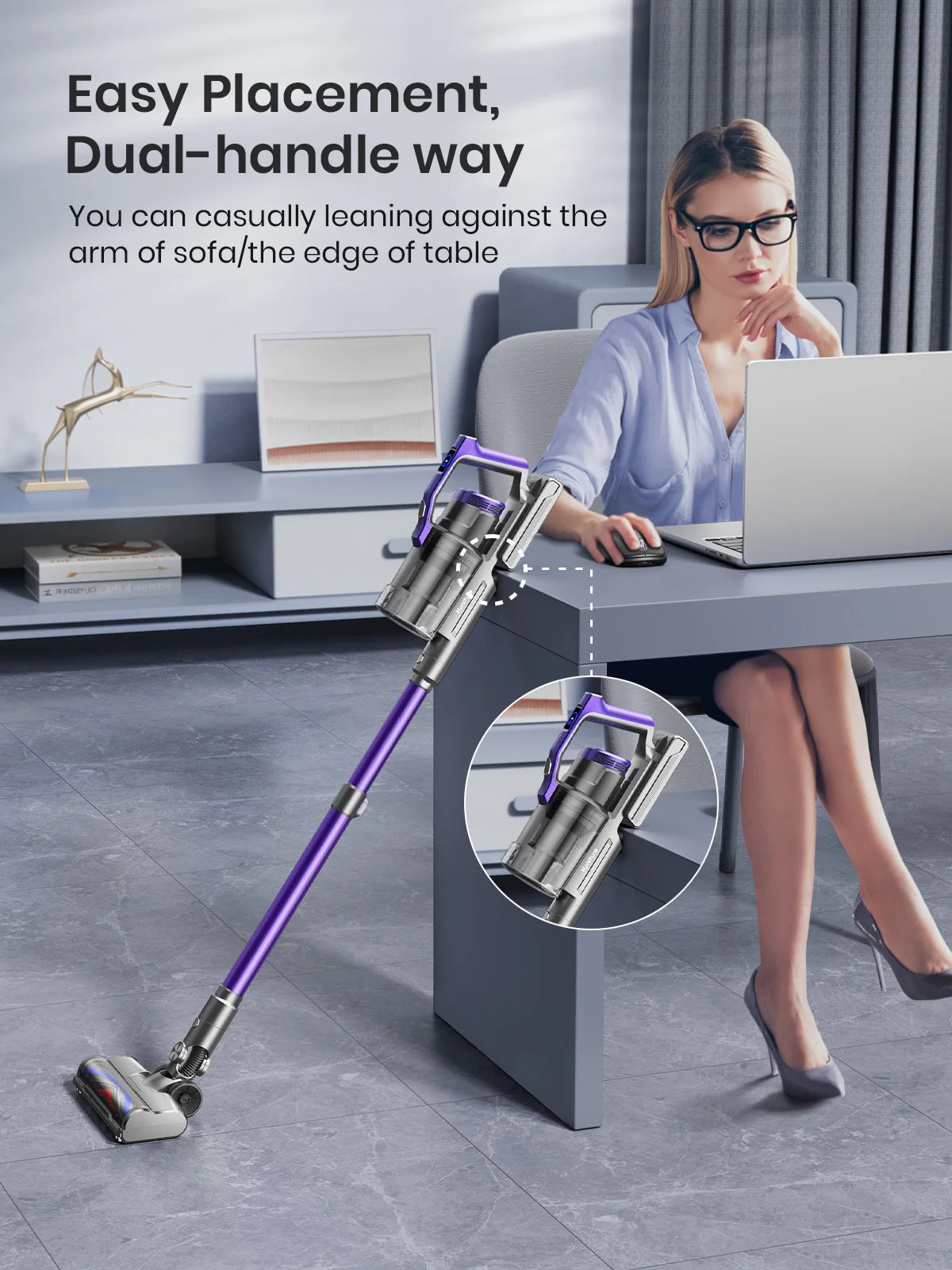 Honiture Cordless Vacuum Cleaner 450W, 38000PA