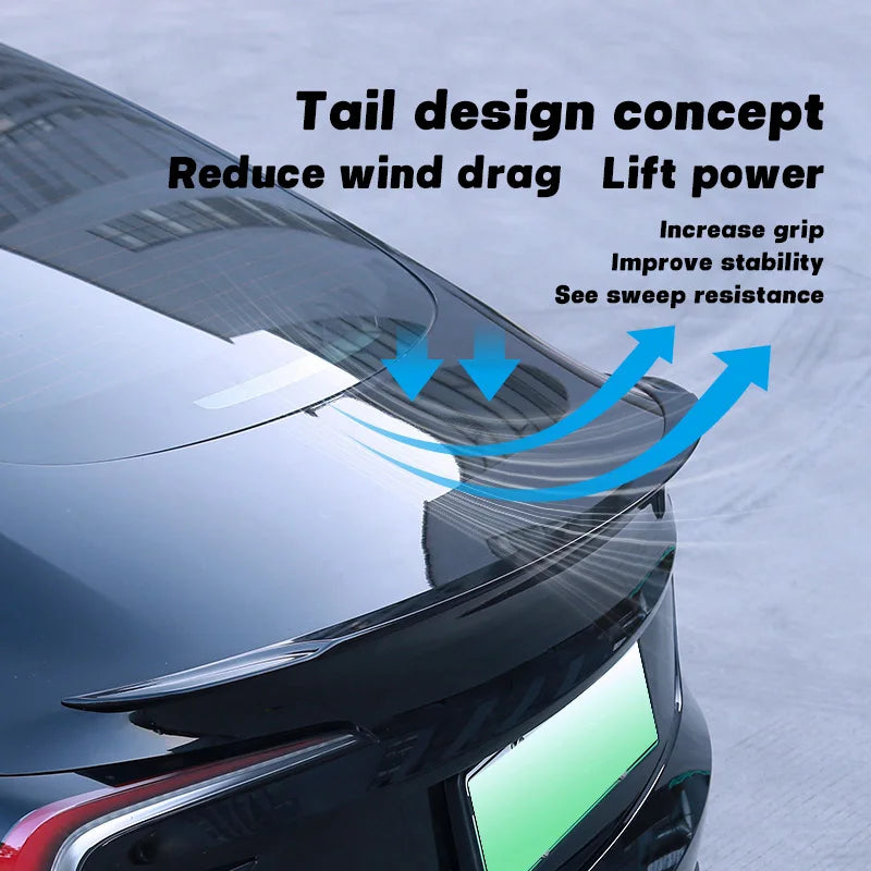 ABS Tail Wing Spoiler for Tesla Model 3 Highland 2024 2025 | New Design