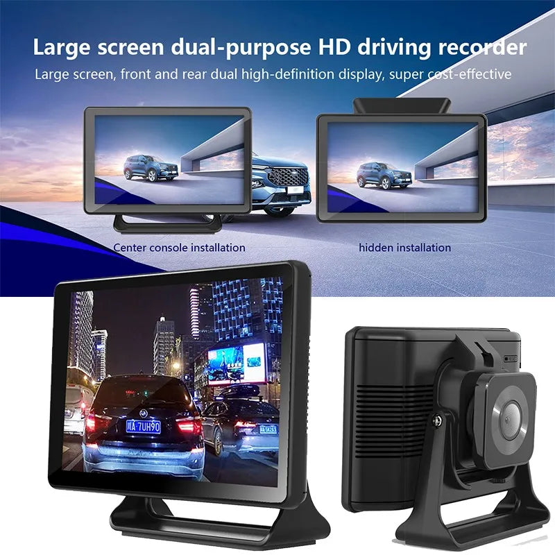 5 Inch IPS Dash Cam with 1080P Rear View Camera – Night Vision