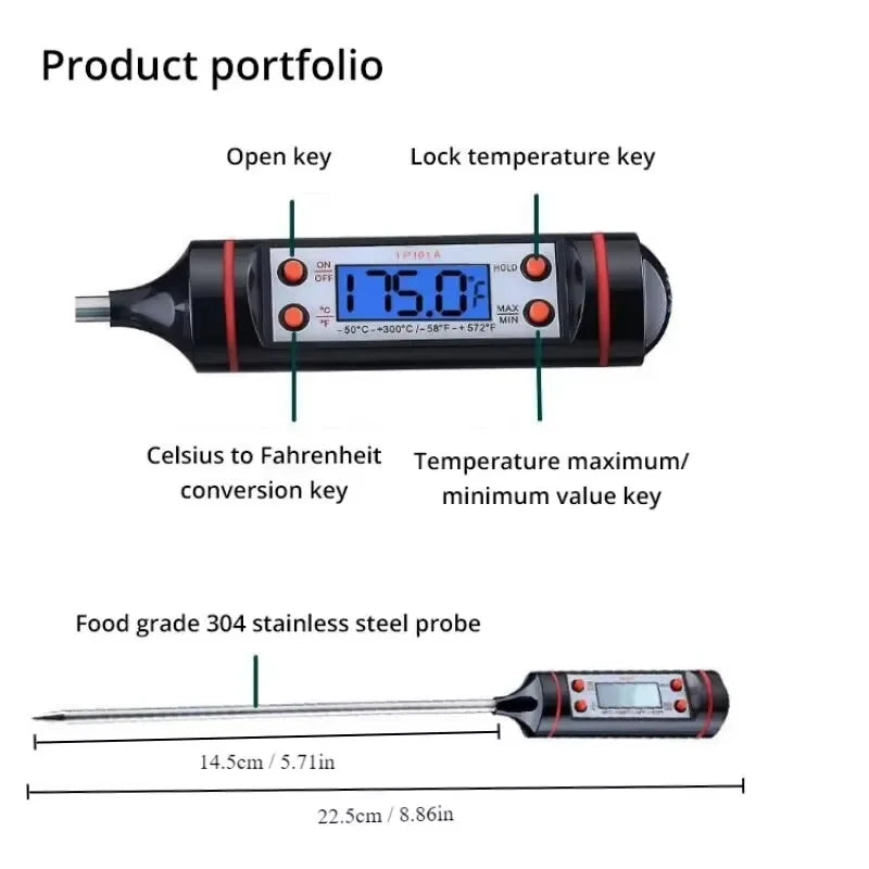 Digital Food & Meat Thermometer