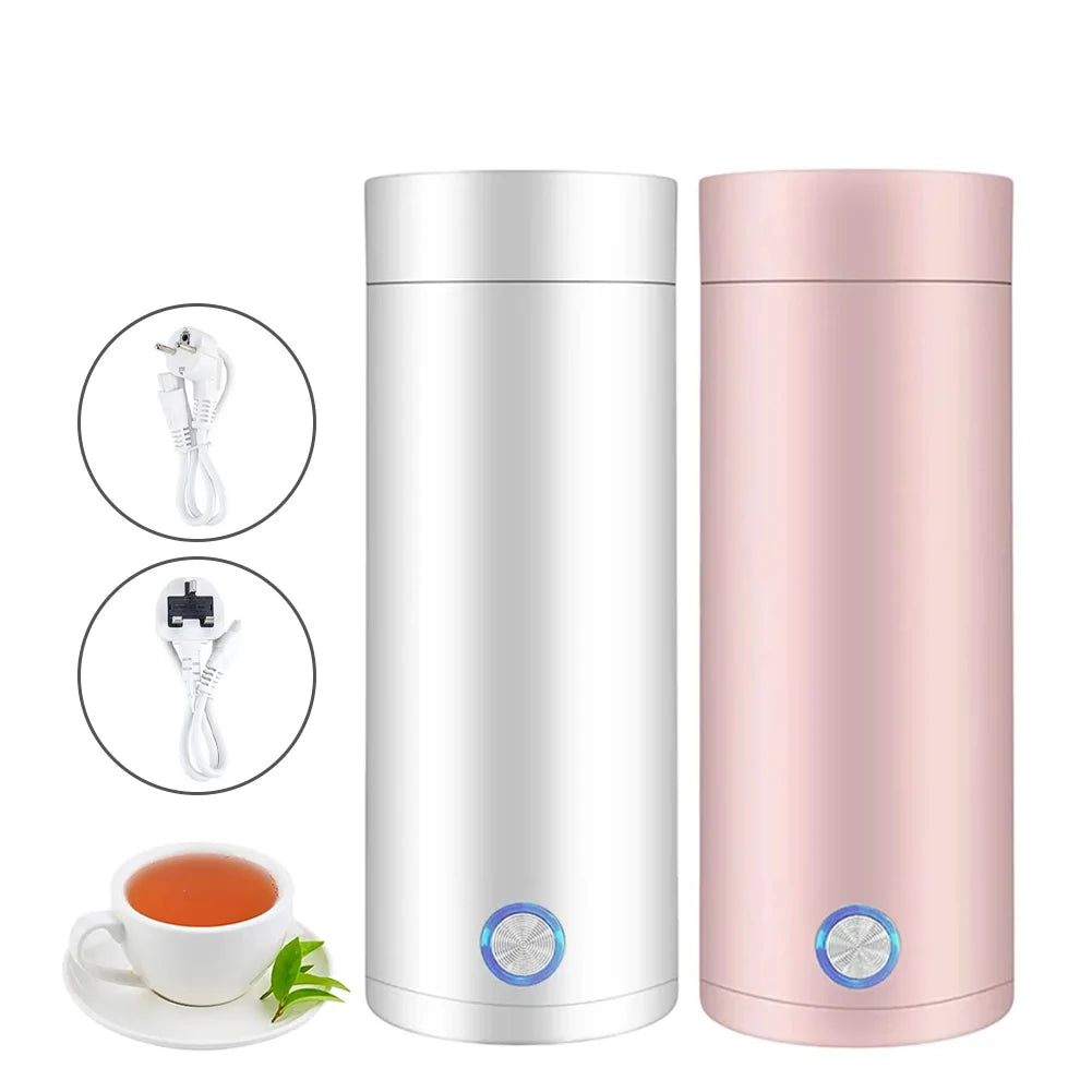 Portable 400ml Electric Kettle 220V - Tea, Coffee, Milk Heater