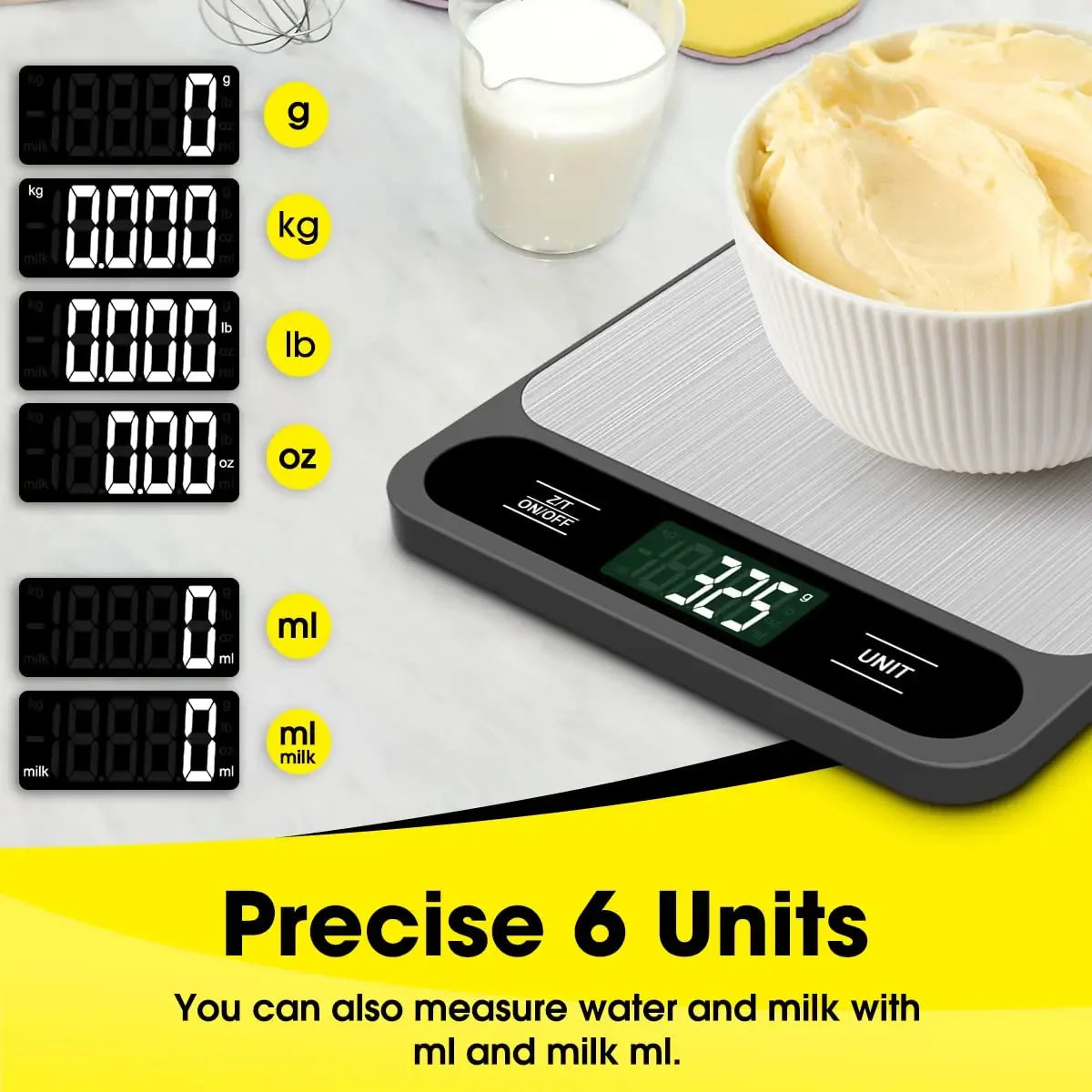 Electronic Kitchen Scale - Measuring Scale & Gram Weighing