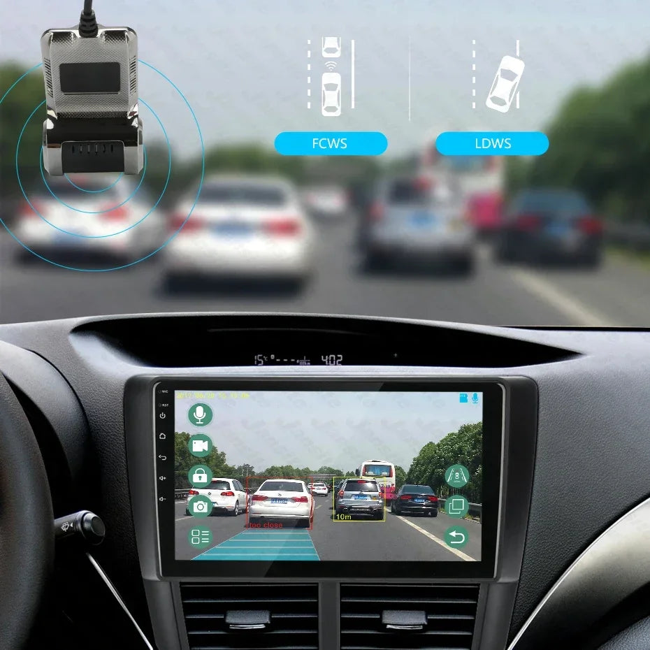 Srnubi Android Car Stereo: HD Navigation, DVR, ADAS, Voice Alerts