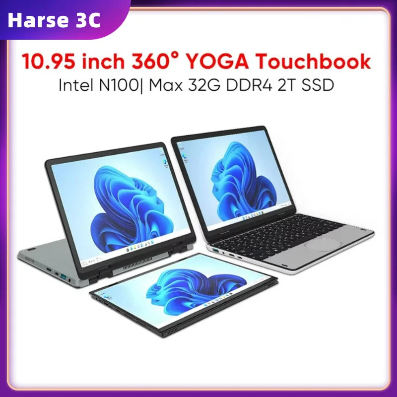 L20 Yoga Ultra-Portable: 10.95" Touch, Intel N100, 32GB DDR4/2TB SSD