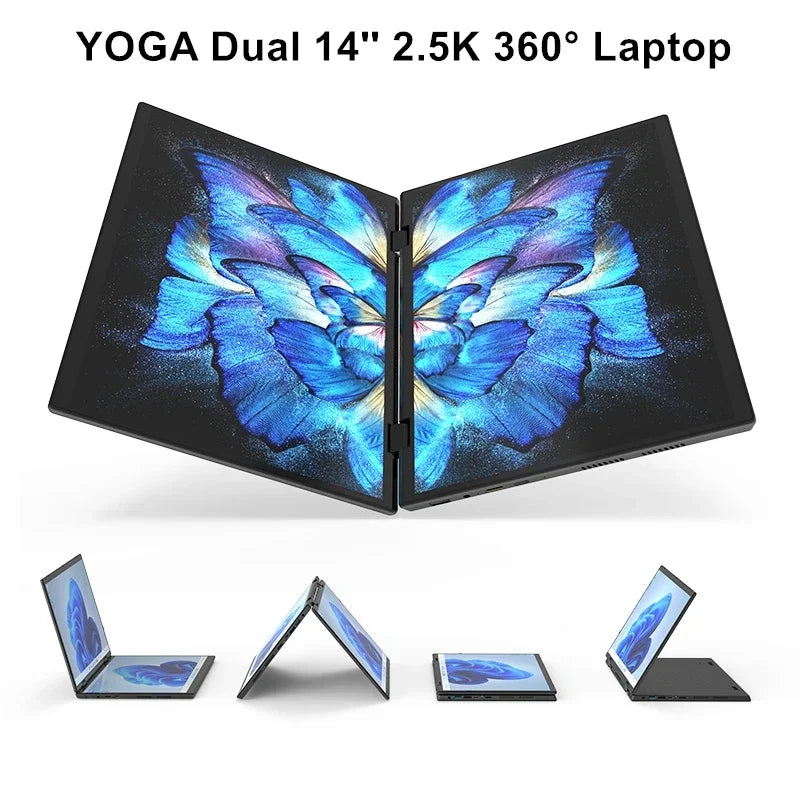 L14 Yoga 2-in-1 Laptop: 14" 2.5K Touchscreen, Intel N95, Windows 11