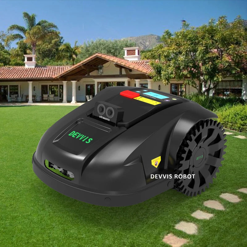 DEVVIS E1800U Smart Robot Lawn Mower Ultrasonic Sensor