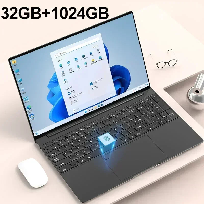 15.6" Portable Laptop - Intel N5095 32GB DDR4 2TB SSD, Win 11