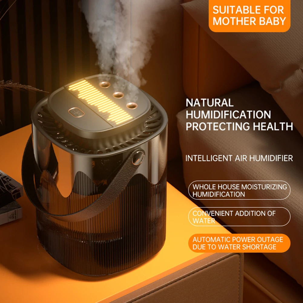 3000ML Ultrasonic Air Humidifier with 3 Nozzles, Large Capacity Aroma Diffuser & Cool Mist