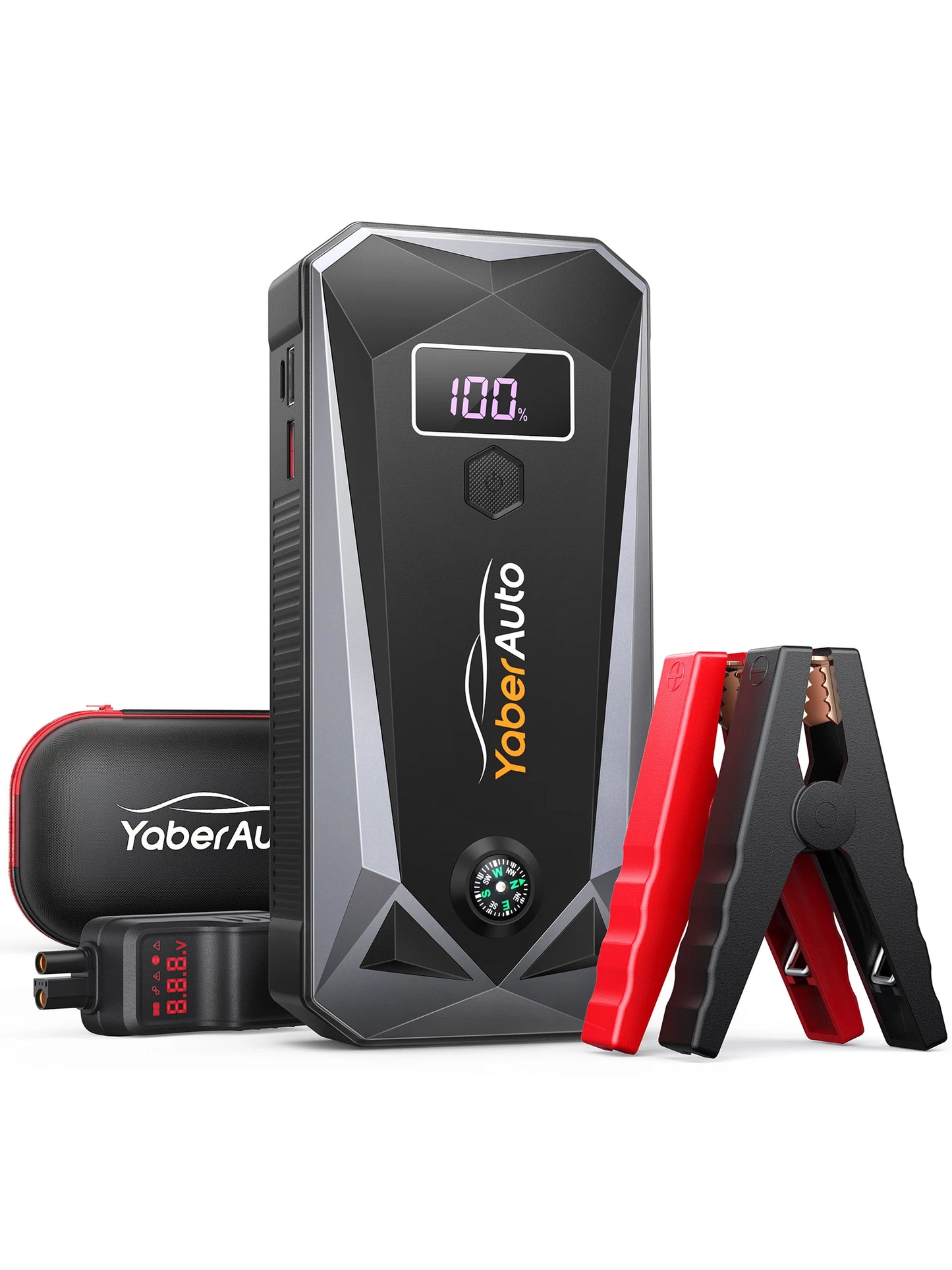 YABER 4000A Car Jump Starter - Auto Battery Booster, Power Bank & Portable Charger