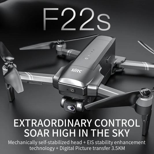 BEYONDSKY F22S PRO/S2 PRO+ GPS Drone: 4K Dual Gimbal, 6KM FPV, Laser Obstacle Avoidance