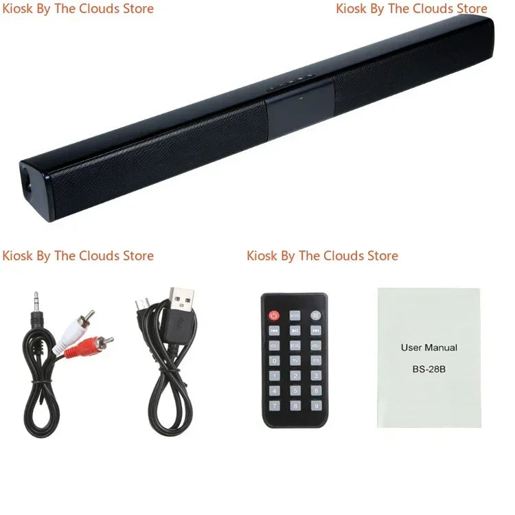 TV Sound Bar & Home Theater System - Bluetooth Speakers