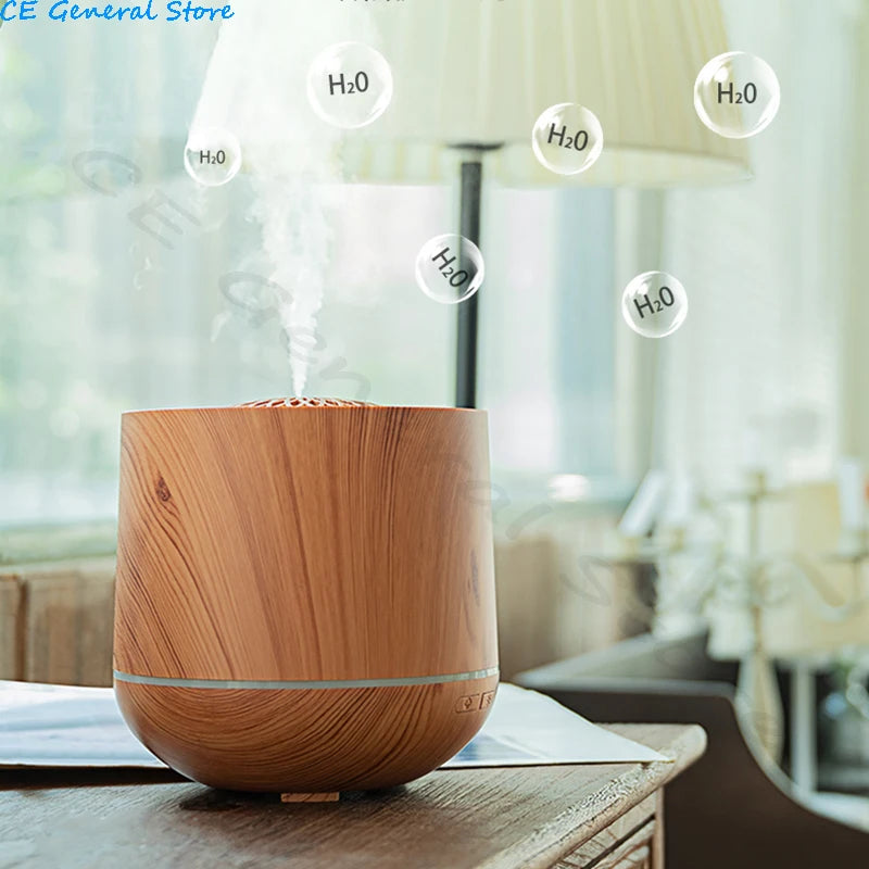 No Filter Ultrasonic Air Humidifier 300ml, Aromatherapy Essential Oil Diffuser