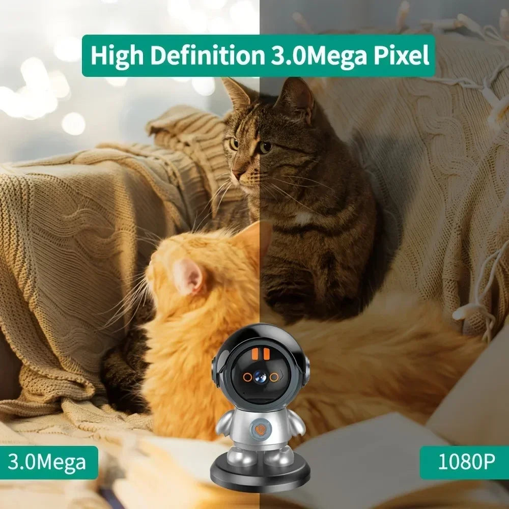 3MP Wi-Fi Camera with Humanoid Tracking, Voice Reminders & Home Security