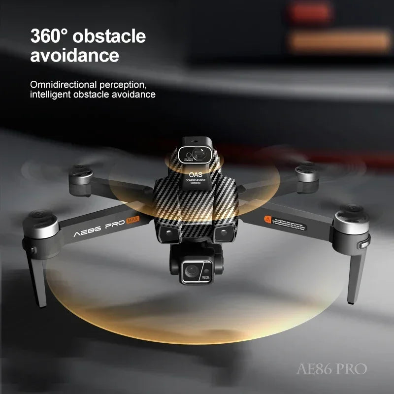 AE86 PRO MAX GPS Drone 8K HD Camera 5G FPV WiFi 3-Axis Gimbal 28 Min Flight Brushless RC Quadcopter 8KM