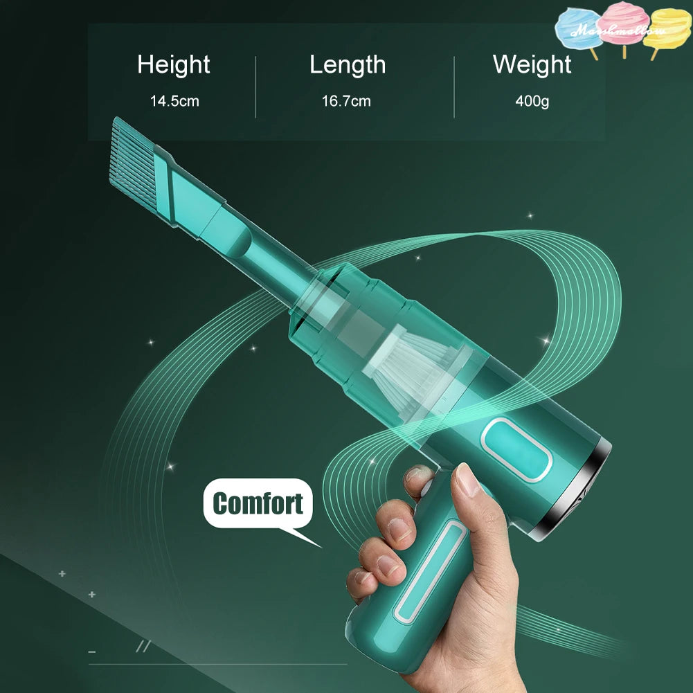 29000Pa Cordless Handheld Vacuum - Wireless Charging & Air Duster