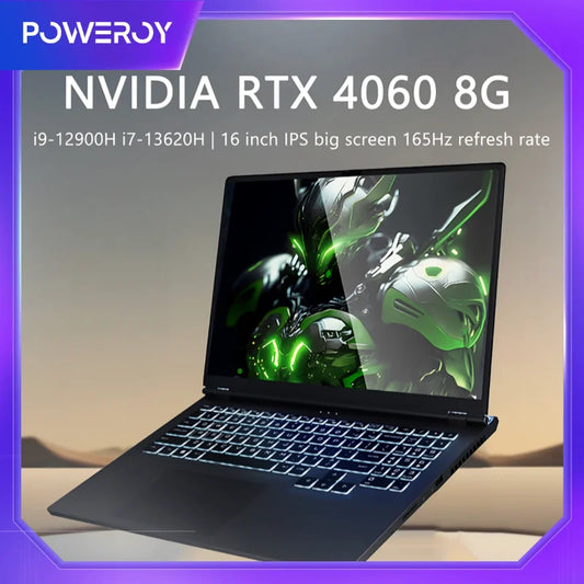 Pro Gaming Laptop 16": RTX 4060 8G, i9-12900H, 165Hz IPS, WiFi6