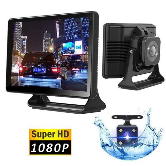 5 Inch IPS Dash Cam with 1080P Rear View Camera – Night Vision