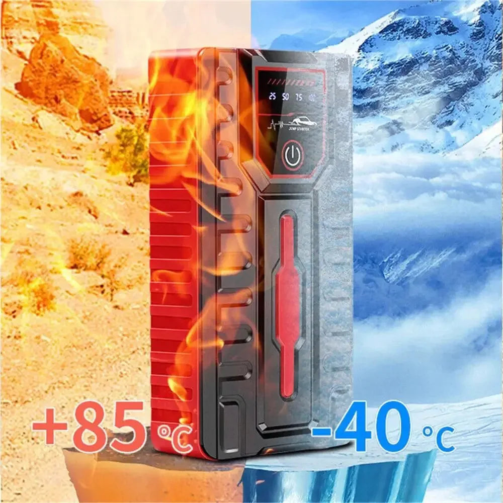 Portable 49800mAh Car Jump Starter - 6.0L Petrol & 4.0L Diesel Booster with Power Bank