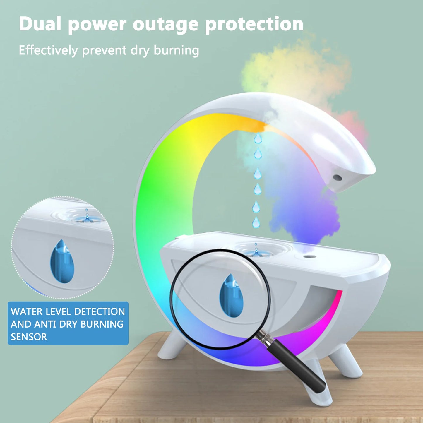 Anti-Gravity Water Droplets Air Humidifier