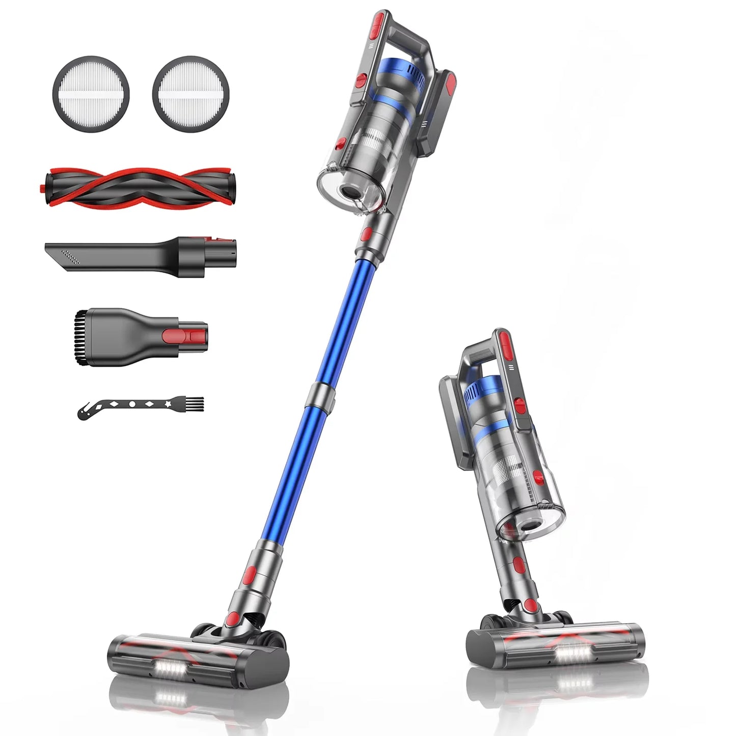 Buture JR500 Cordless Vacuum Cleaner 1.2L Removable Dust Cup & Battery