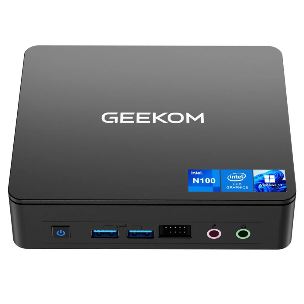 GEEKOM Air12 Lite Pro: Intel N100, Iceblast Cooling, 8GB RAM, 256GB SSD