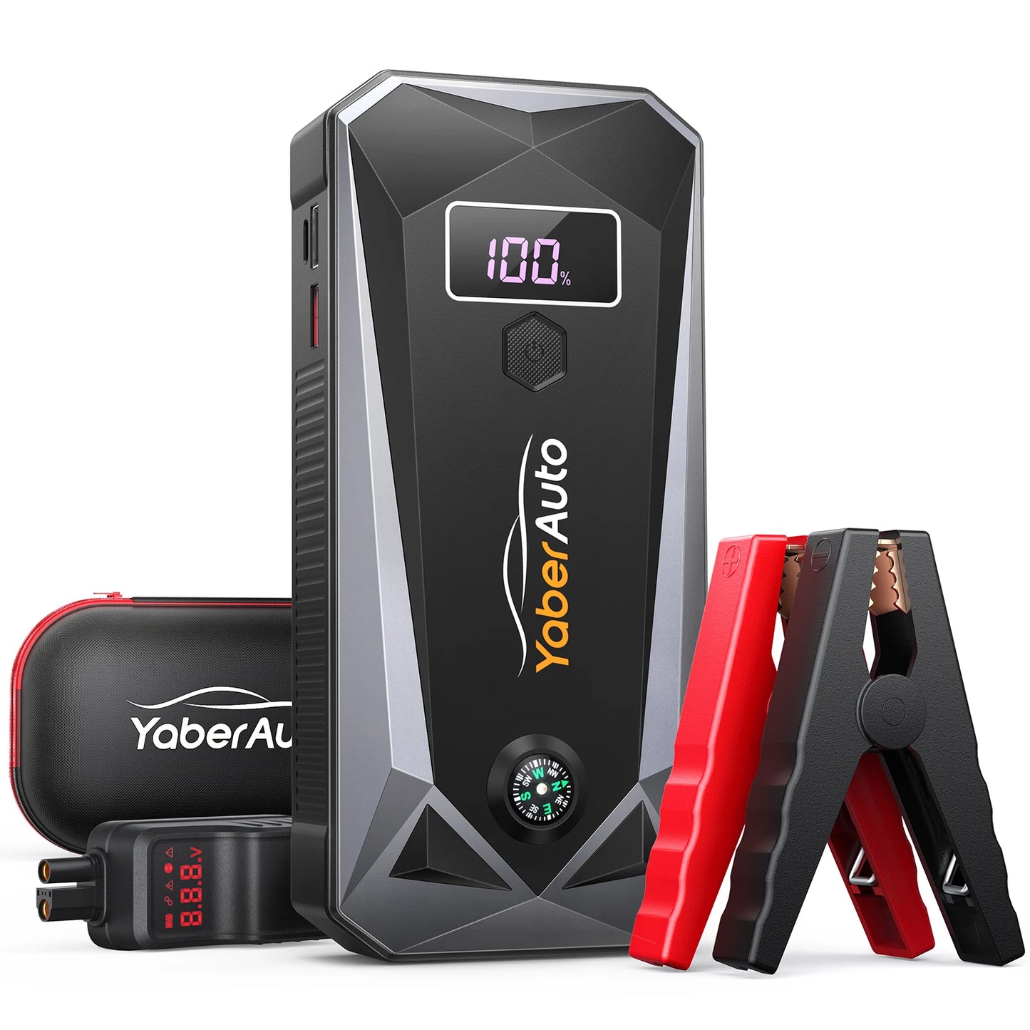 YABER 4000A Car Jump Starter - Auto Battery Booster, Power Bank & Portable Charger