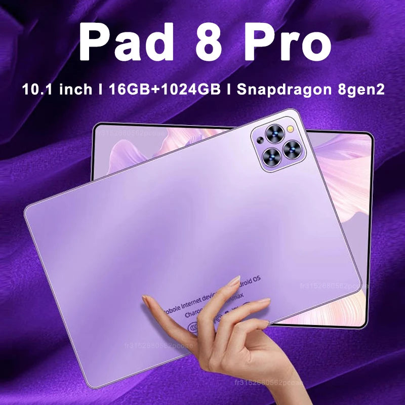 Pad 8 Pro 10.1” Tablet, 5G, Snapdragon 8 Gen 2, 16GB RAM, 10000mAh Battery